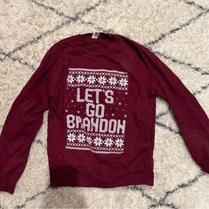 🎄❄️Womens Burgundy Sweater